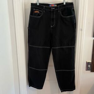 Empyre Relaxed Fit‎ Baggy Jeans Black 34